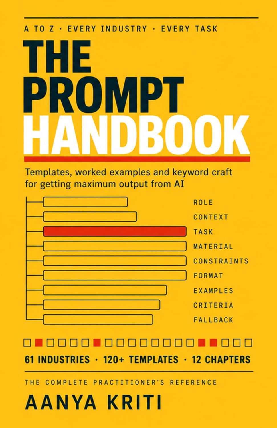 ler totalmente The Prompt Handbook: AI Prompt Engineering A to Z for ChatGPT, Claude, Gemini and Copilot: 61 Industries, 120+ Templates and Worked Examples