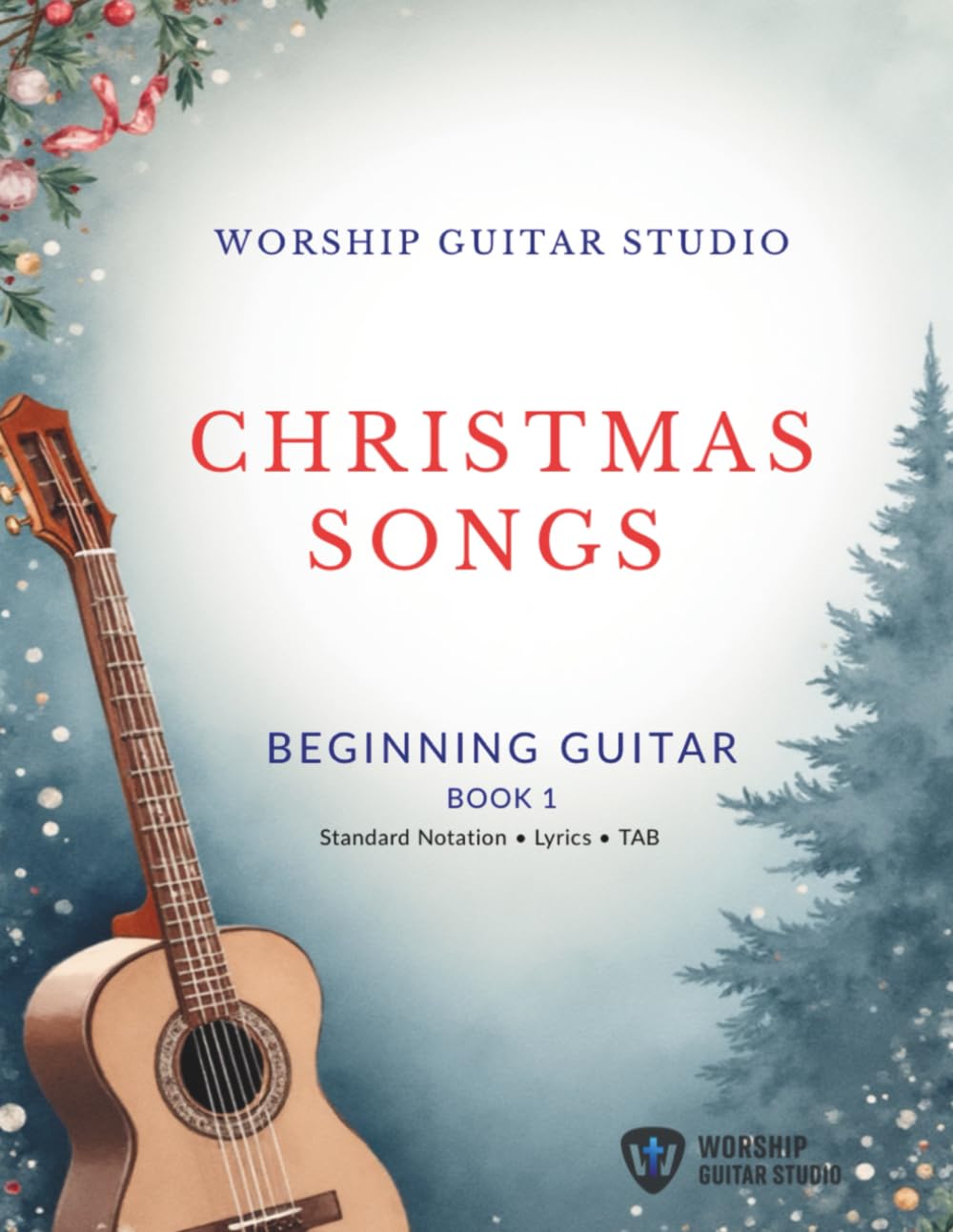ler totalmente Christmas Songs for Beginning Guitar: 10 Easy Christmas Songs with Standard Notation, TAB, Lyrics, and Bible Verses