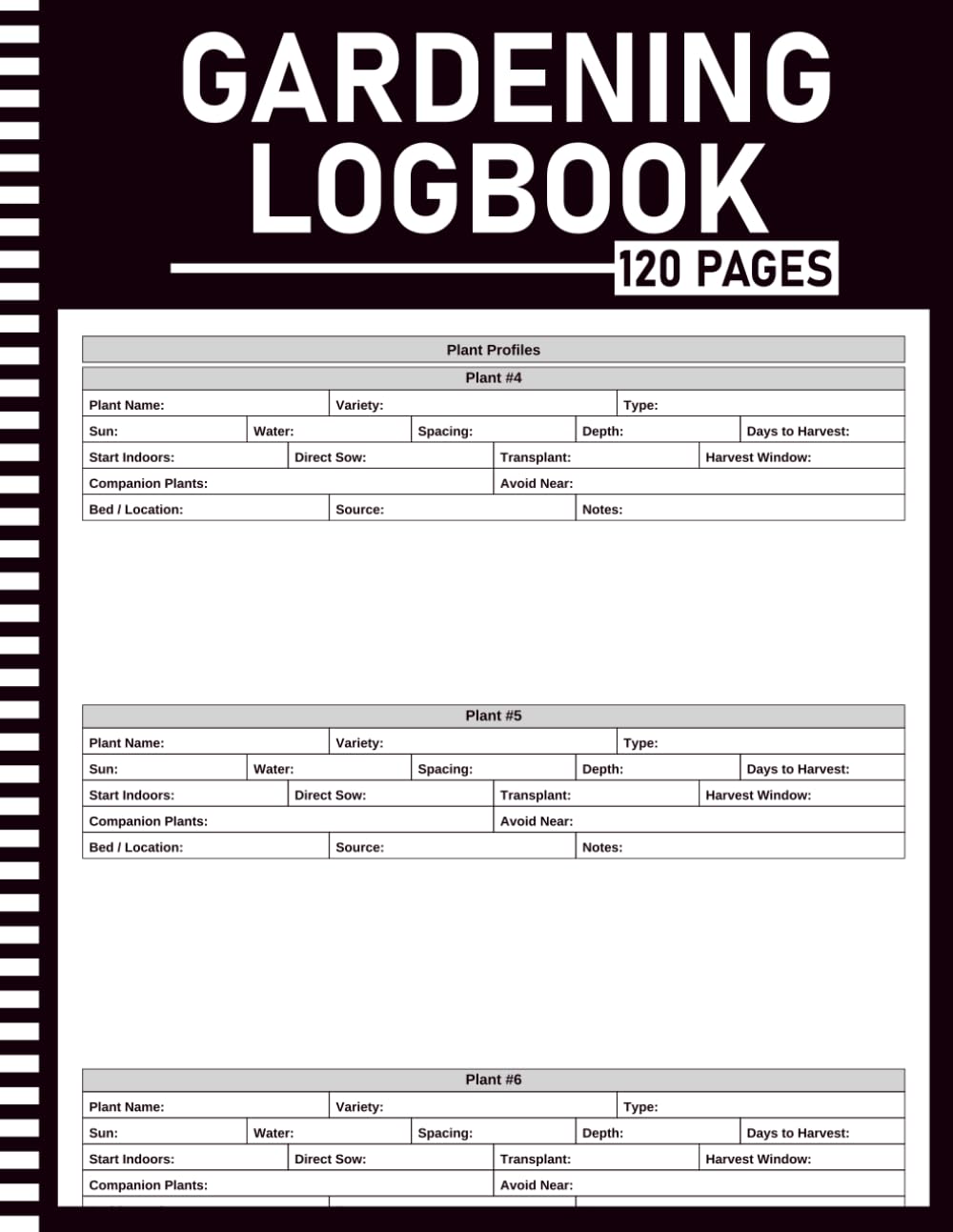 ler totalmente Gardening Log Book and Planner: Plant Tracker, Planting Journal & Garden Organizer with Harvest Log, Seed Starting, Pest Tracker, Layout Grid & Crop Rotation