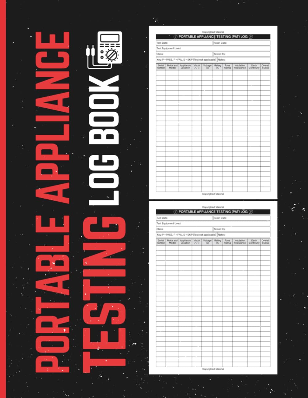 ler totalmente Portable Appliance Testing Log Book: Electrical Appliance Testing Journal | Track Inspections, Test Dates, Pass and Fail Results, For Contractors,... | Large Print 8.5" x 11" Inches, 110 pages
