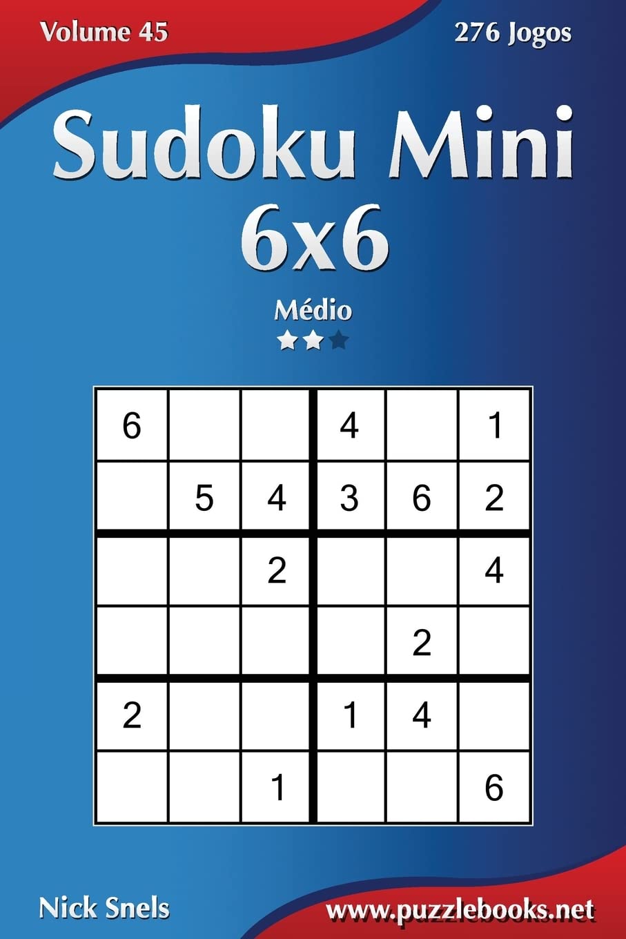 capítulo por capítulo baixar Sudoku Mini 6x6 - Médio - Volume 45 - 276 Jogos