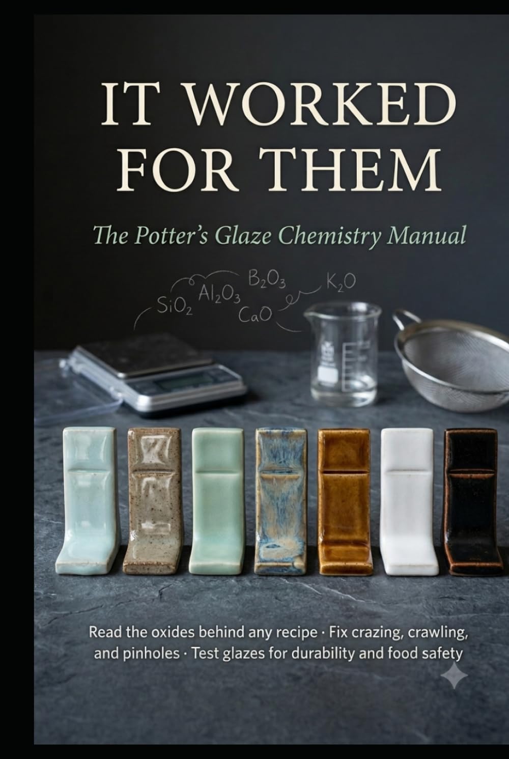 capítulo por capítulo baixar It Worked for Them: The Potter’s Glaze Chemistry Manual — Reading the Oxides Behind Any Recipe, Fixing Crazing, Crawling, and Pinholes, and Testing Glazes for Durability and Food Safety