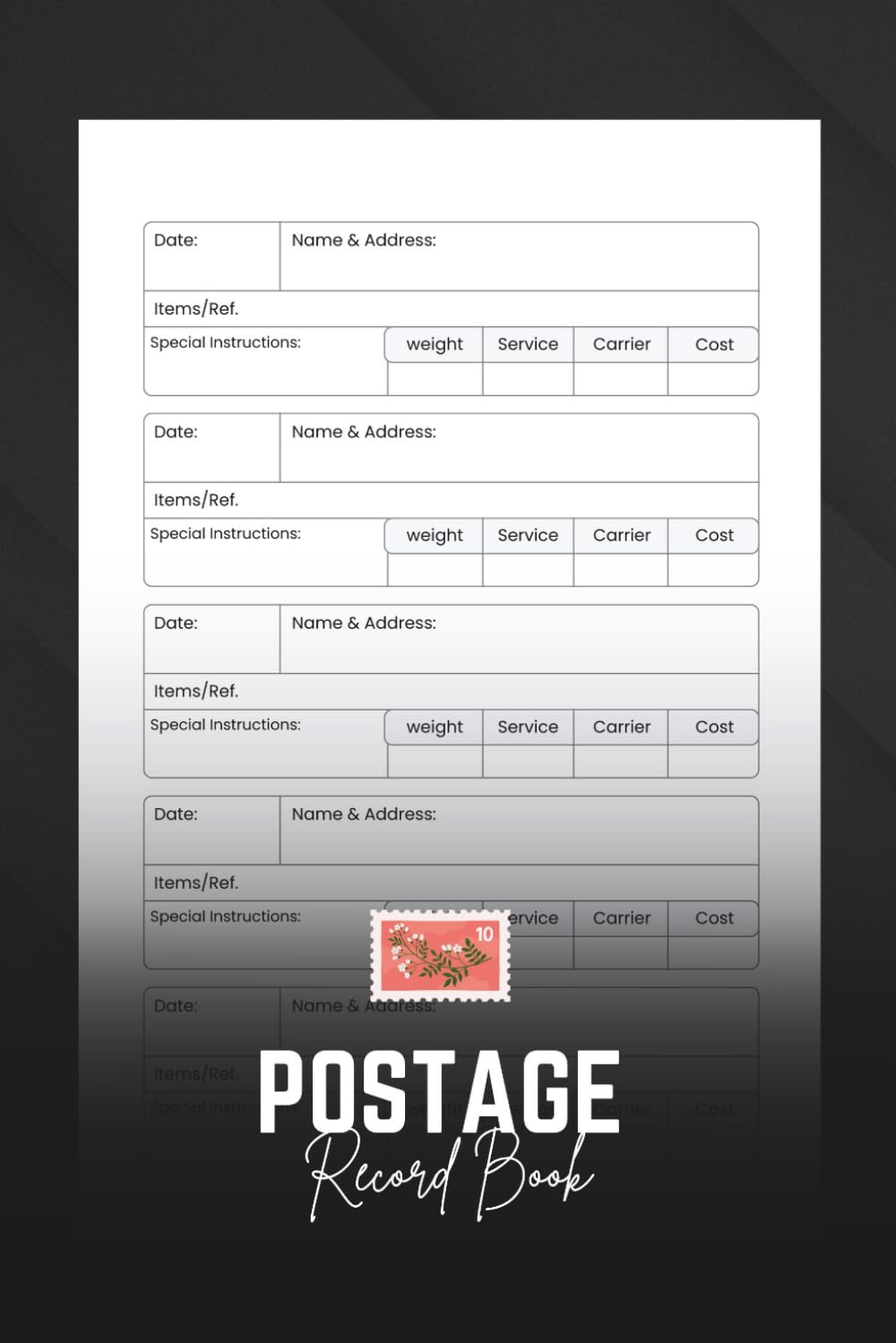 Postage Record Book: Organize Stamps, Track Mail, and Catalog Collections baixar livro de graça