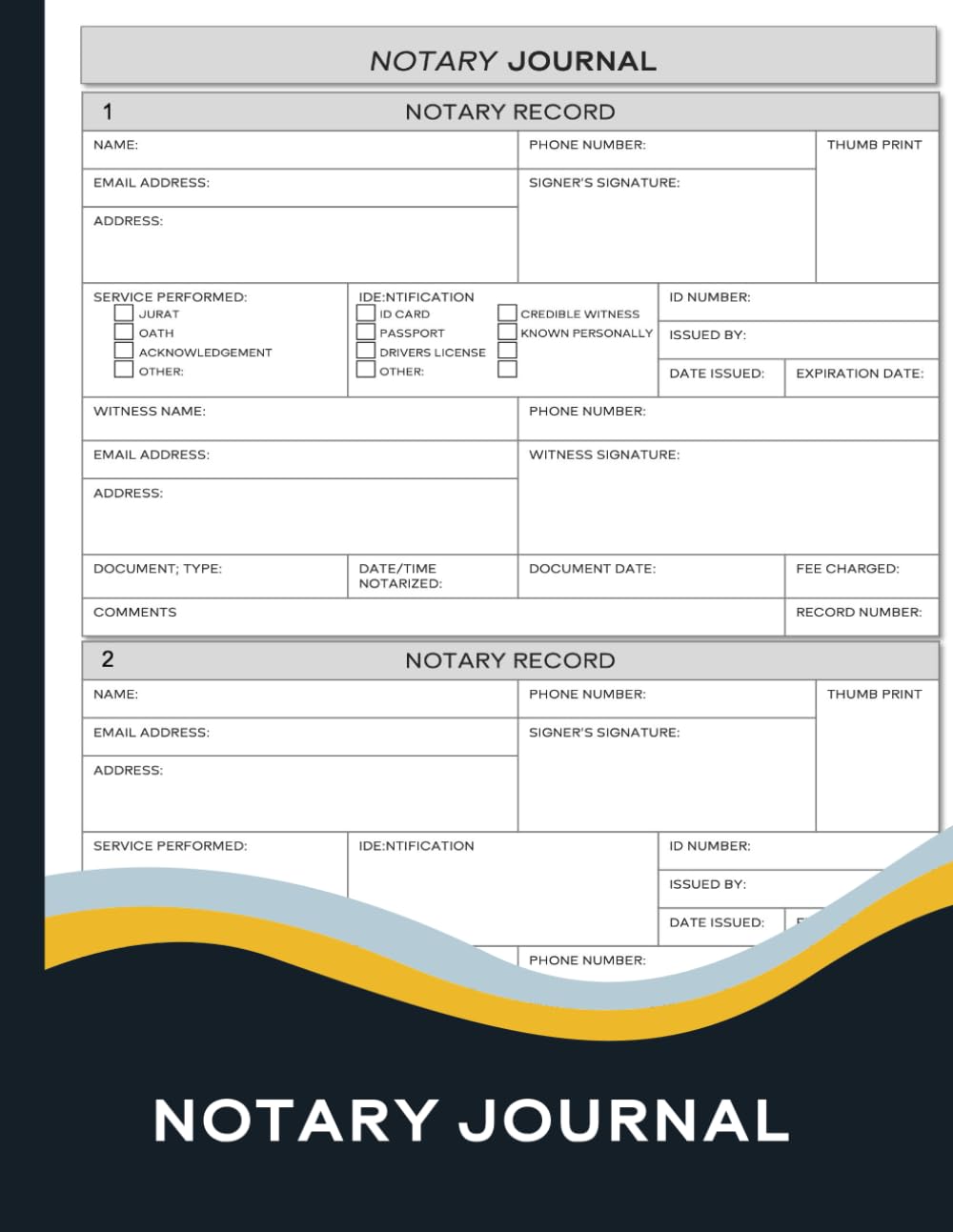 ler totalmente Notary Journal: Essential Log Book for Notaries