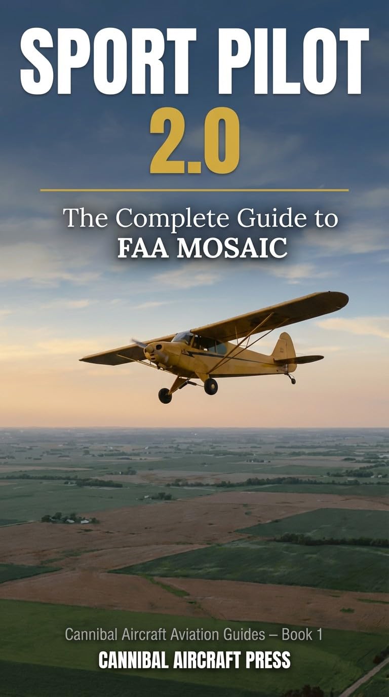 ler totalmente SPORT PILOT 2.0: The Complete Guide to FAA MOSAIC — Aircraft Eligibility, Endorsements, Training, and the Future of Sport Aviation (Cannibal Aircraft Aviation Guides Book 1) (English Edition)