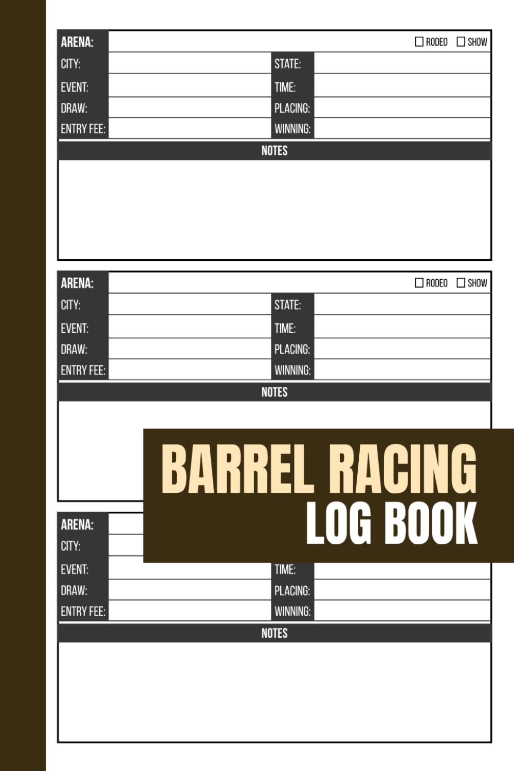Barrel Racing Log Book baixar o livro de graça