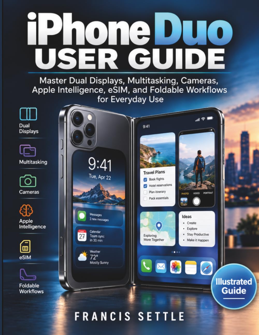 iPhone Duo USER GUIDE: Master Dual Displays, Multitasking, Cameras, Apple Intelligence, eSIM, and Foldable Workflows for Everyday Use baixar o livro de graça