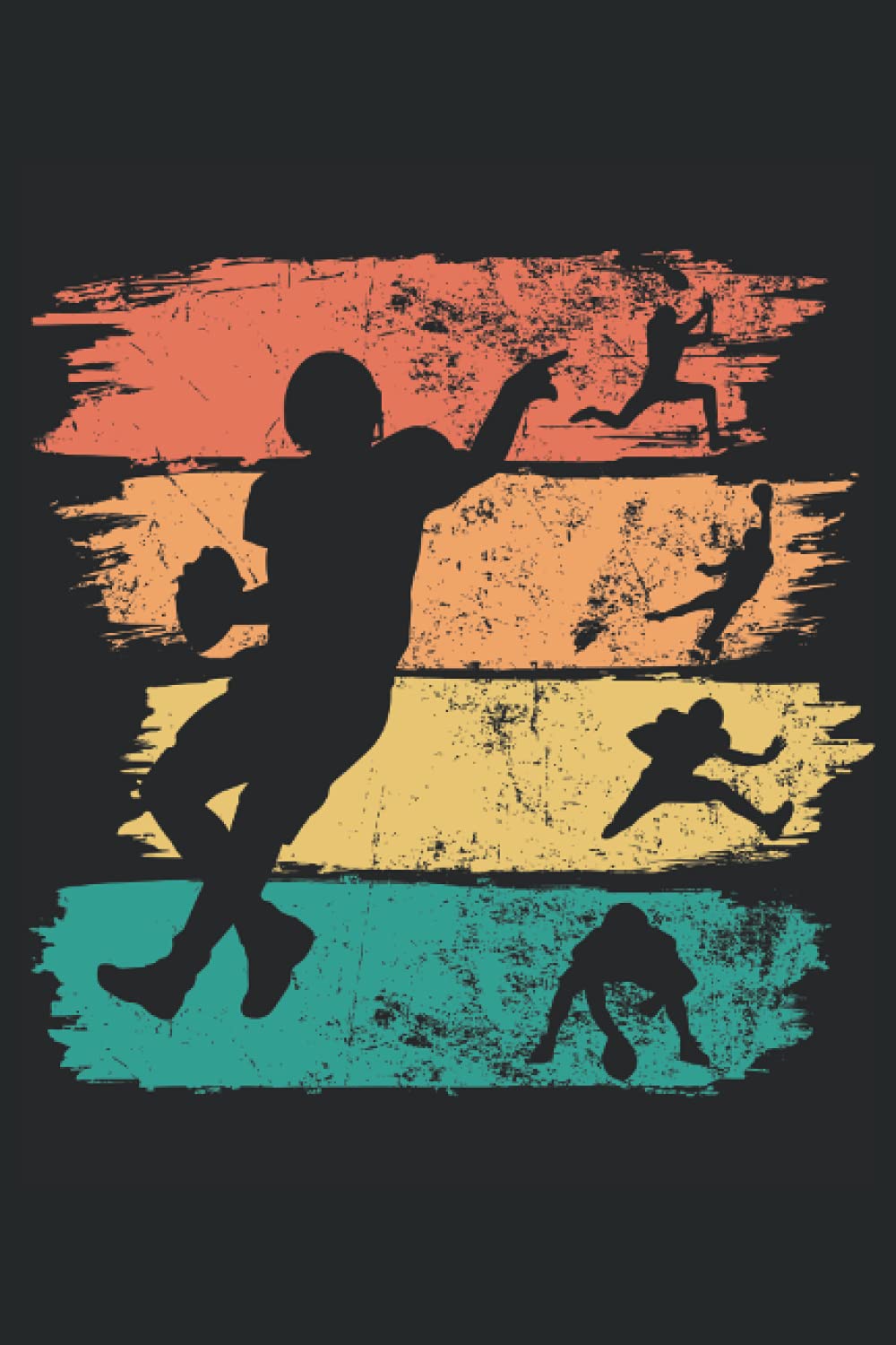 Fútbol americano: Cuaderno forrado para jugadores y aficionados al fútbol. 120 páginas | rayadas | DIN A5 6 "x 9" (15,24 x 22,86 cm) | cuaderno,... y cuaderno de bocetos. (Spanish Edition) baixar livro de graça