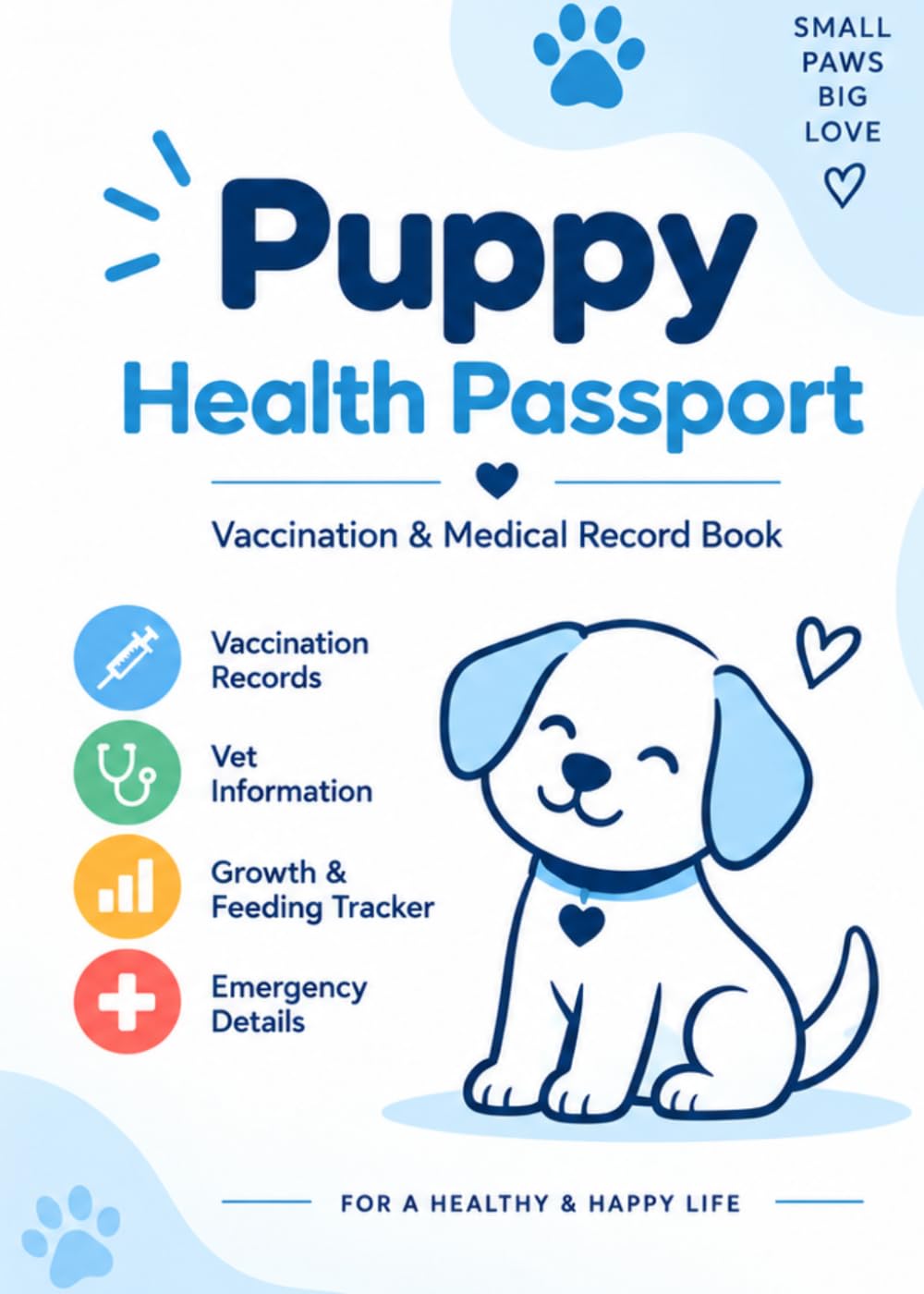 capítulo por capítulo baixar Puppy Health Passport: Vaccination, Medical & Wellness Record Book for Puppies