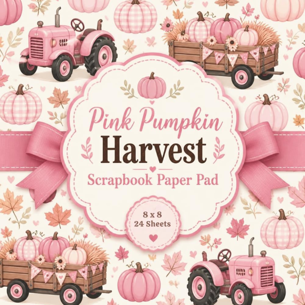 capítulo por capítulo baixar Pink Pumpkin Harvest Scrapbook Paper Pad: 24 Feminine Fall Papers for Crafts and Scrapbooking: 24 Beautiful 8 x 8 Inch Single-Sided Decorative Papers... Making, Junk Journaling and Fall Paper Crafts