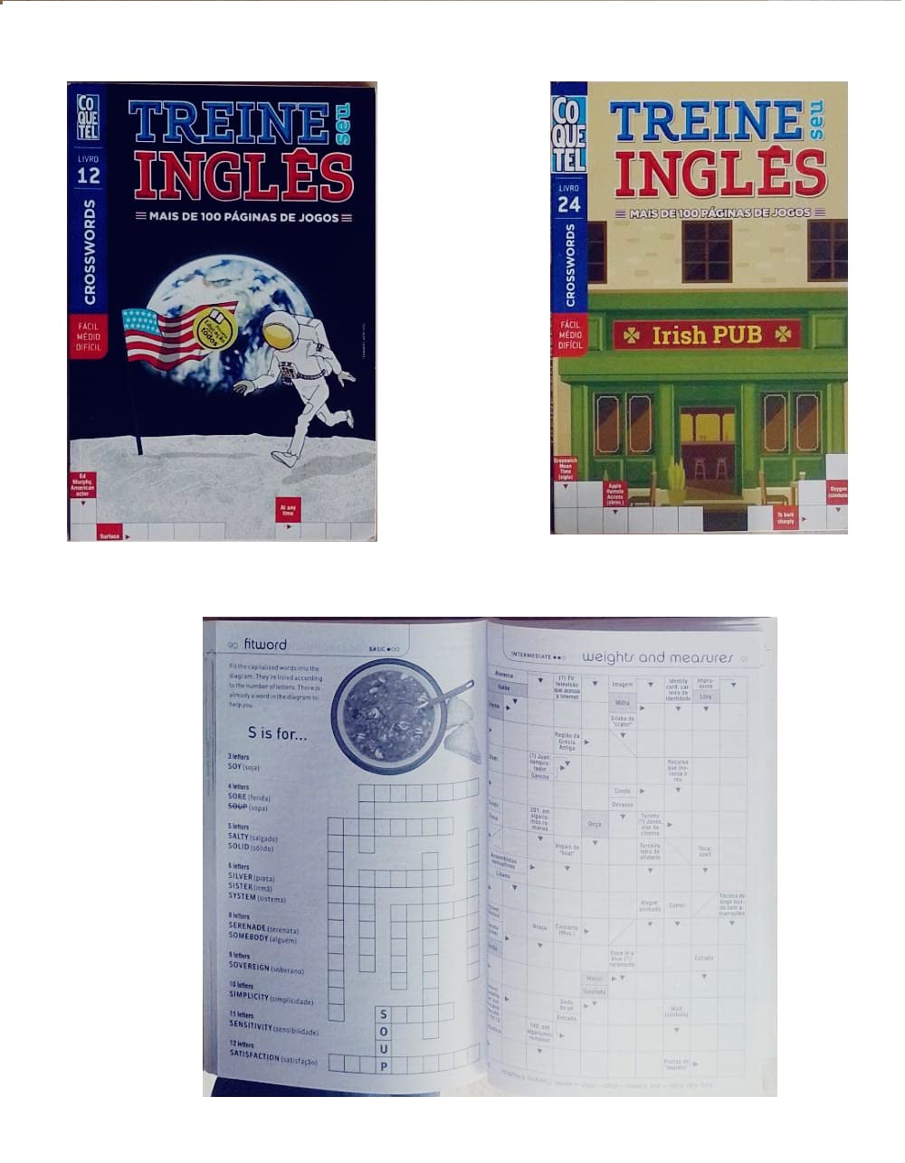 capítulo por capítulo baixar Kit Treine Seu Inglês -Edição 12 e 24 - Palavras Cruzadas Coquetel