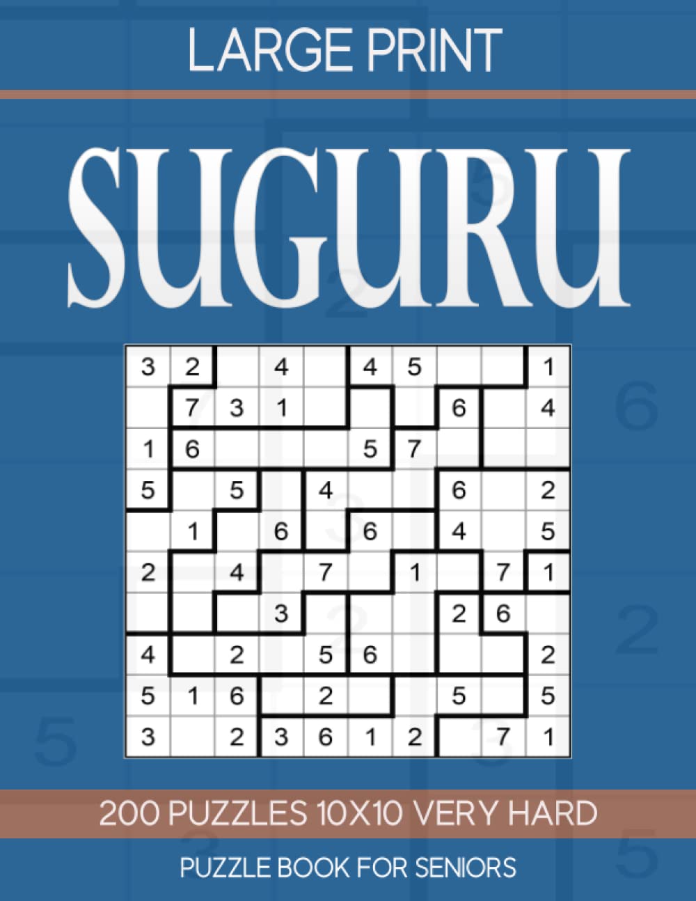 ler totalmente Suguru puzzle book for Seniors Large Print: 200 Puzzles 10x10 Very Hard