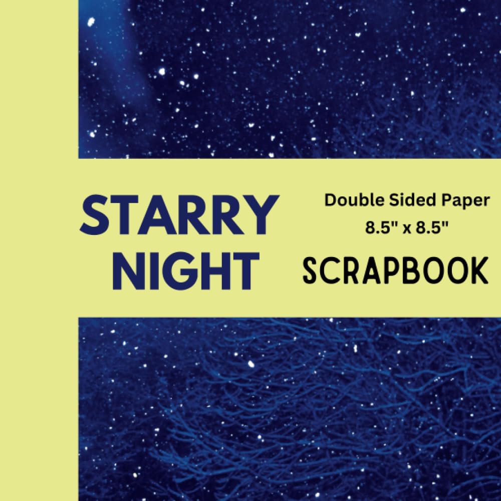capítulo por capítulo baixar Starry Night Scrapbook Paper: Printed Double Sided Craft Paper, 8.5" x 8.5" 40 Pages for Card Making Photo Album Decoration