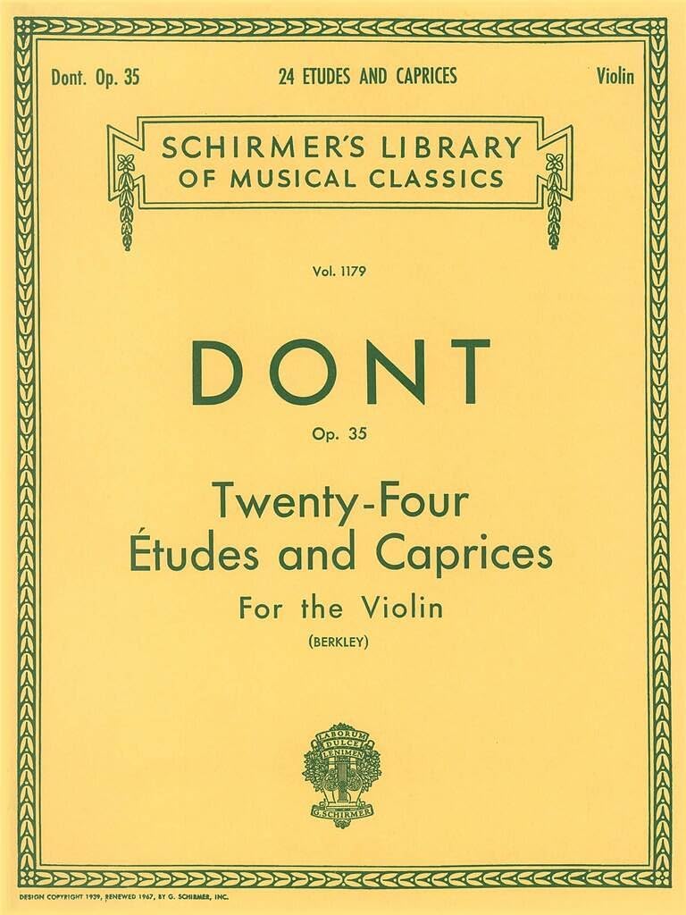 capítulo por capítulo baixar 24 Etudes and Caprices, Op. 35: Schirmer Library of Classics Volume 1179 Violin Solo