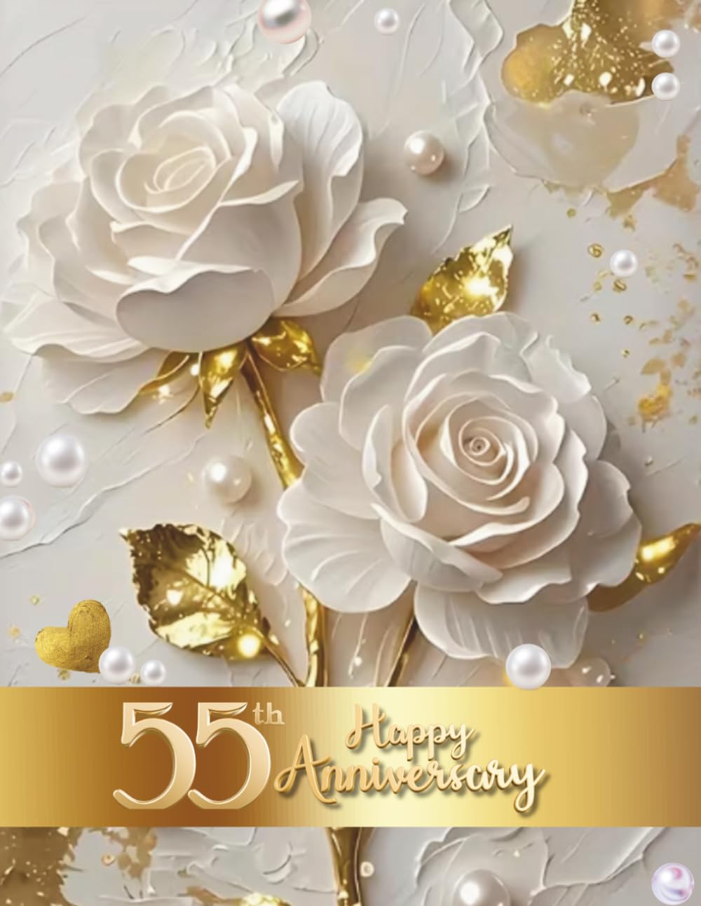 capítulo por capítulo baixar 55th Happy Wedding Anniversary: Wedding Anniversary Guest Book for congratulations and warm words from guests celebrating Emerald Jubeele with happy couplee
