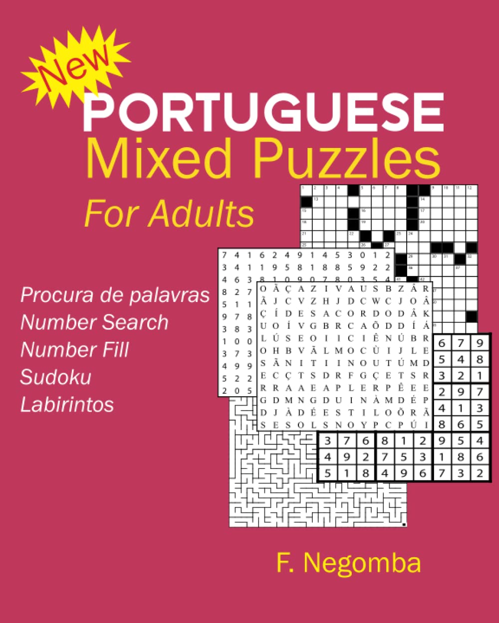ler totalmente New PORTUGUESE Mixed Puzzles For Adults (Portuguese Edition)