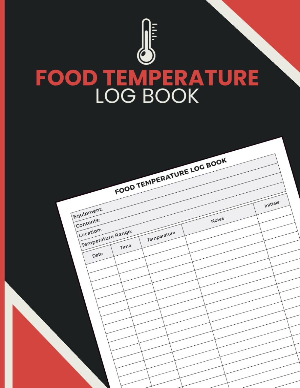 Food Temperature Log Book: Track Cold Storage Readings, Refrigeration Monitoring, Equipment Temperature Checks, Corrective Notes and Daily Entries for Restaurants, Cafes and Commercial Food Operations baixar o livro de graça