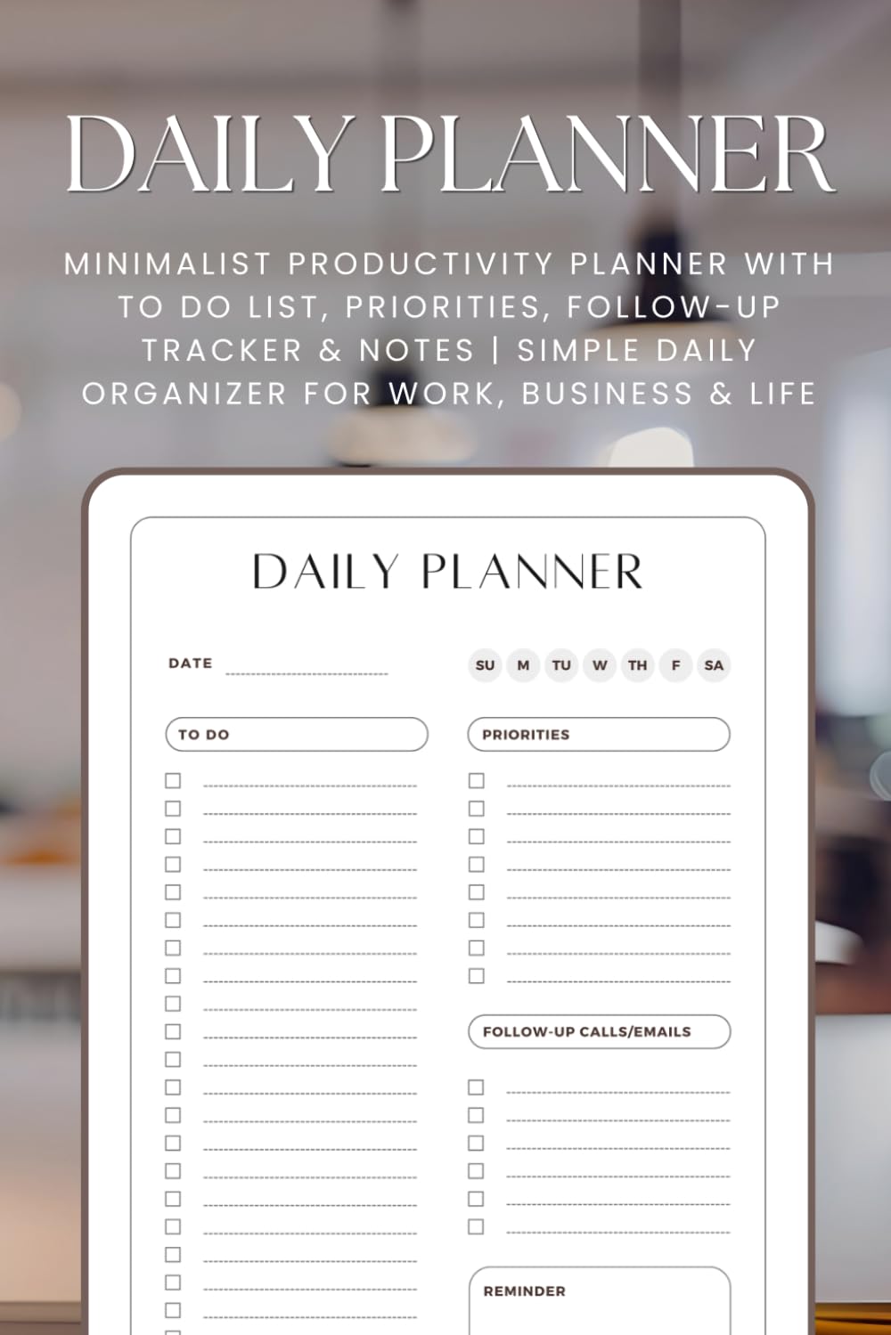 Daily Planner: Monthly Planning, Daily To-Do Lists, Priorities, Follow-Up Calls & Notes baixar o livro de graça