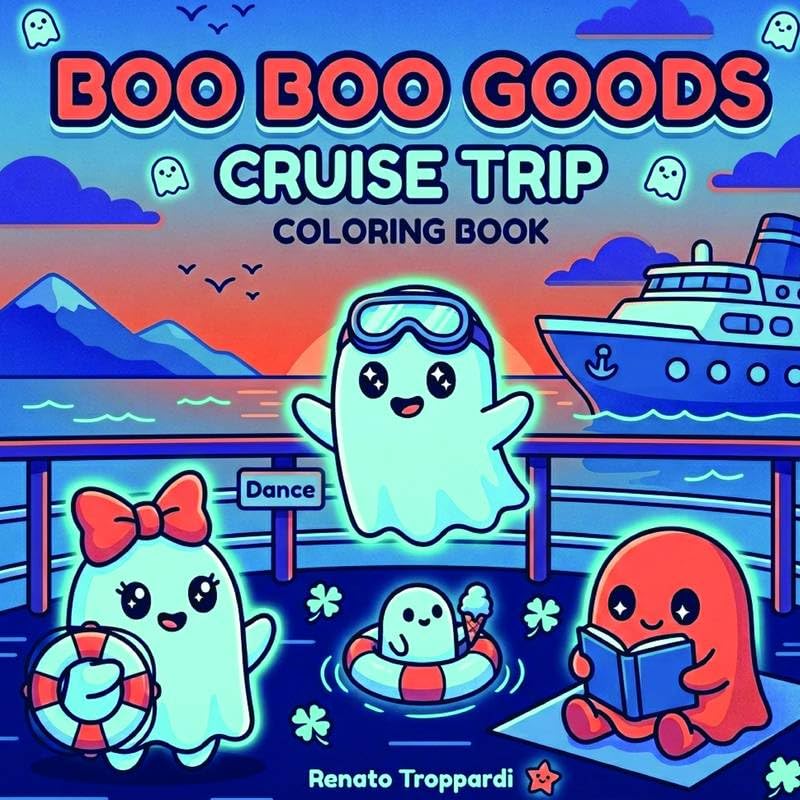 Boo Boo Goods - Cruise Trip: Coloring Book