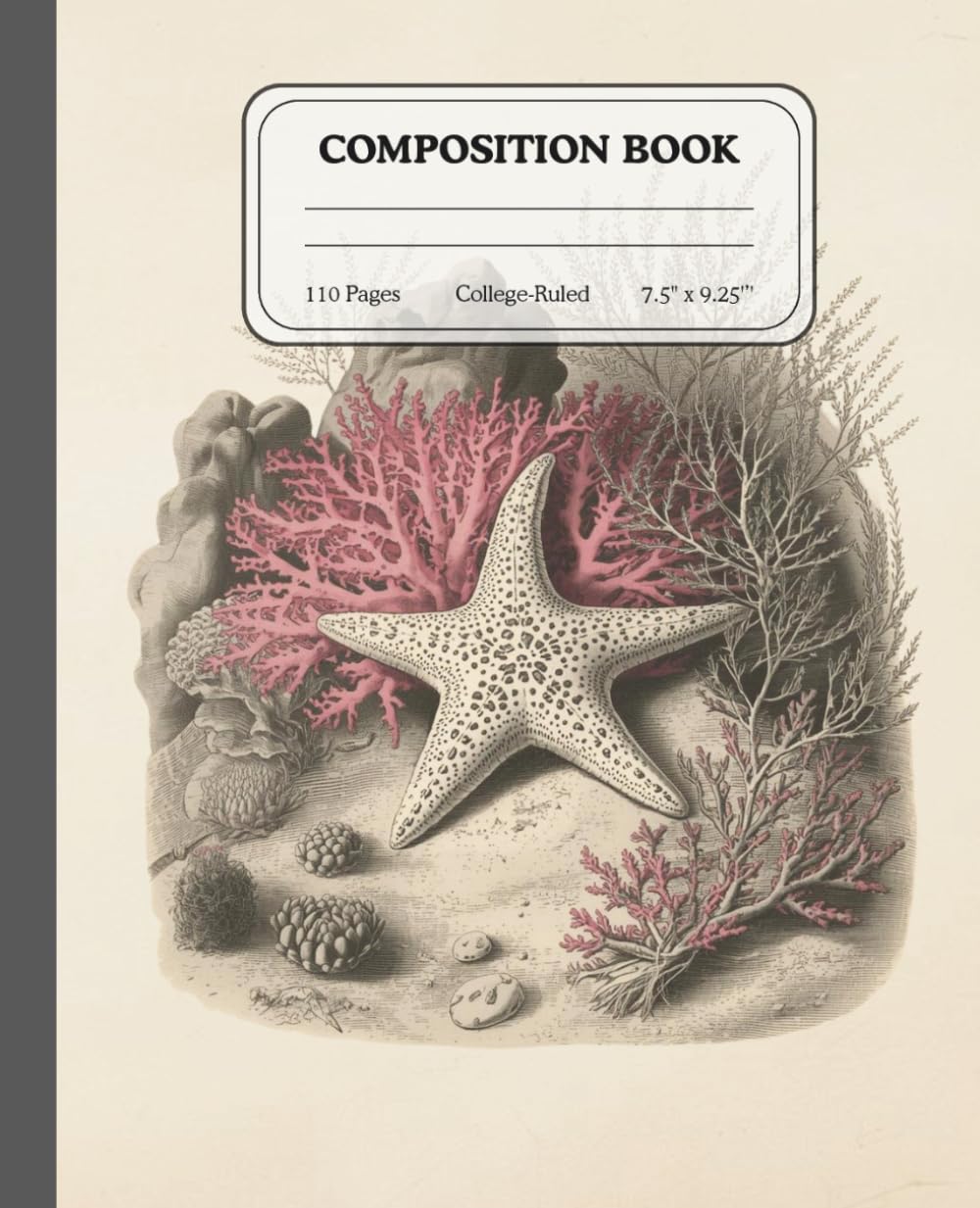 capítulo por capítulo baixar Coastal Gleam | College Ruled Starfish Lover Notebook | Antique Marine Illustration Journal for Everyday Use: Let the magic of the shoreline inspire your writing