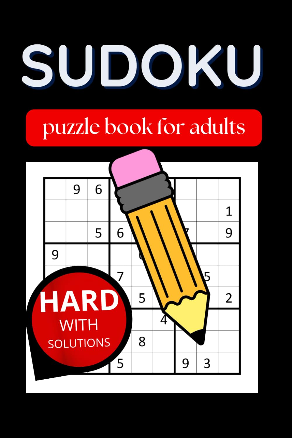 ler totalmente Hard Sudoku Puzzles Book large Print: Sudoku Book for Adults With Full Solutions