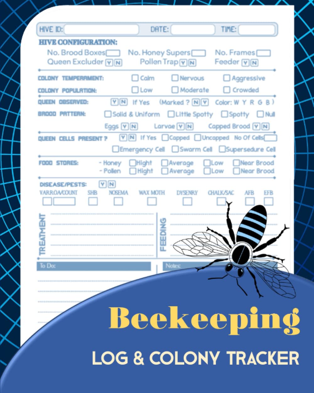 Beekeeping Log & Colony Tracker: Beehive Inspection & Maintenance for Honey Bee Farming Tracker. baixar livro de graça