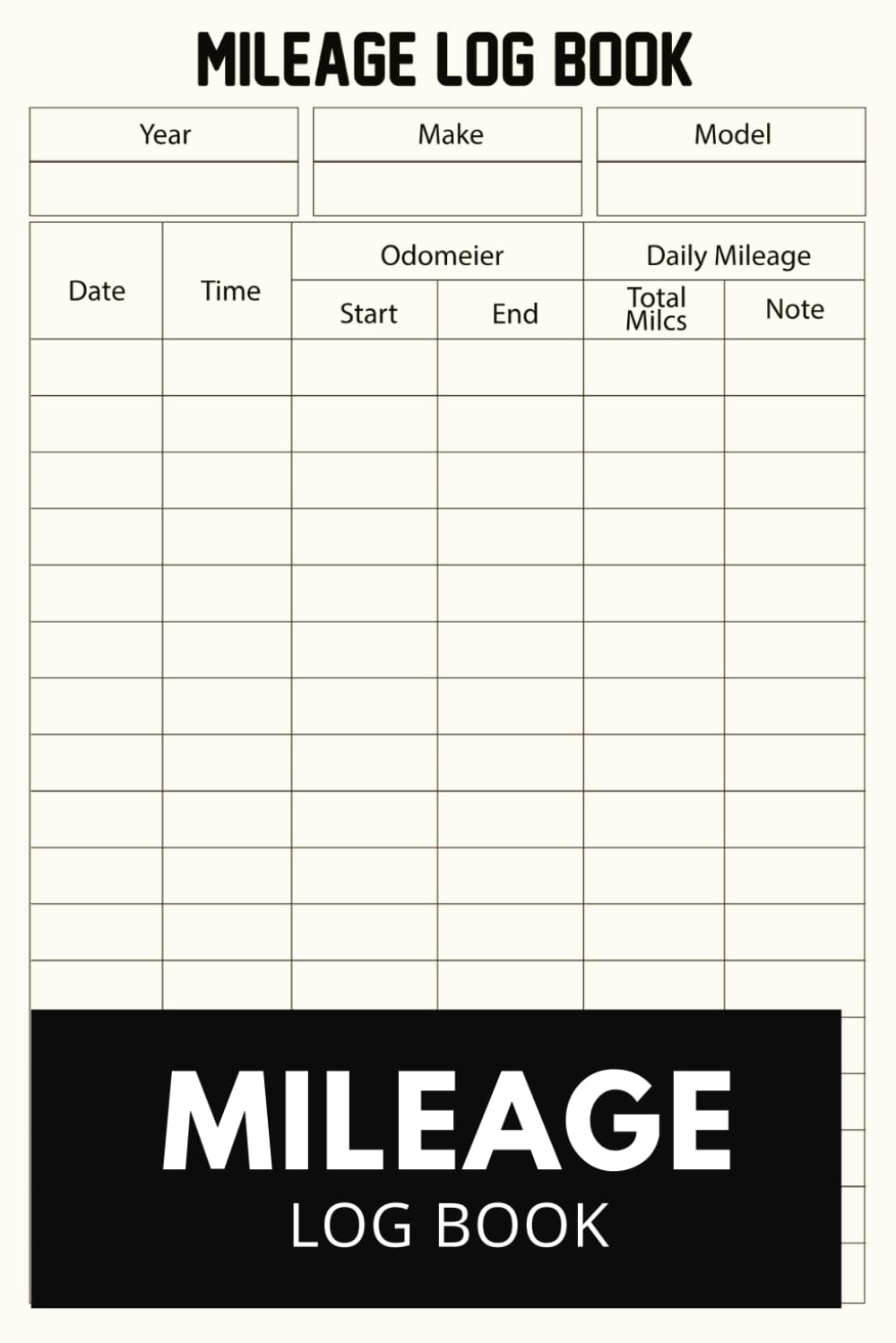 Mileage Log Book: Vehicle Mileage Journal for small Business or Personal Taxes and Self Employed,Odometer Tracker Logbook|Automobile, Truck Or Car Owner Gift Notebook baixar livro de graça