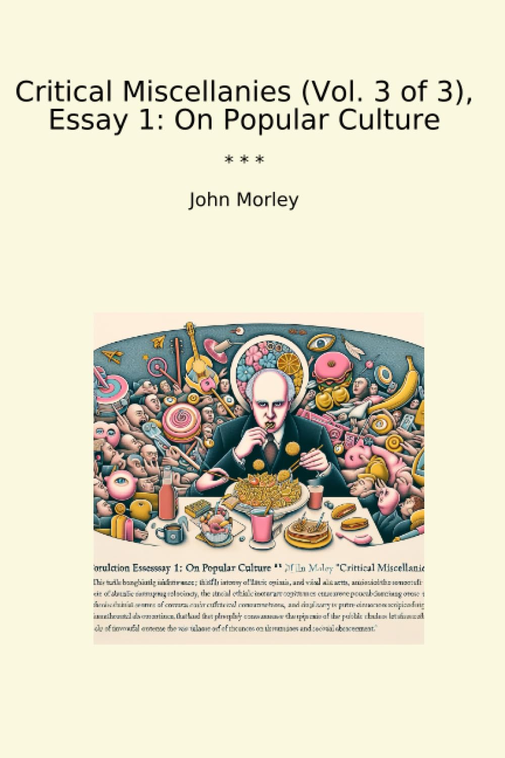 ler totalmente Critical Miscellanies (Vol. 3 of 3), Essay 1: On Popular Culture (Classic Books)