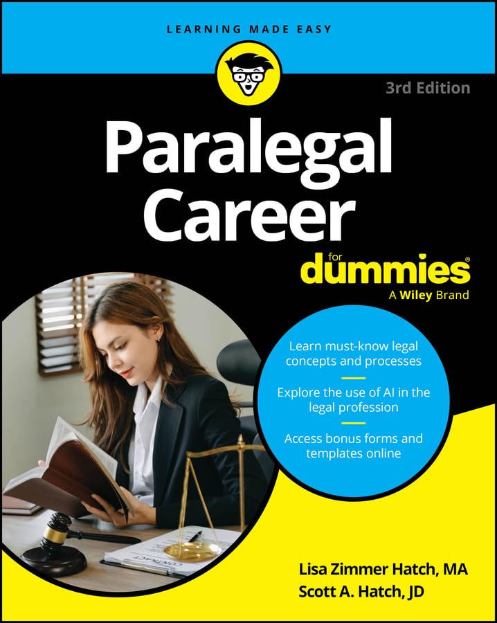 ler totalmente Paralegal Career For Dummies (English Edition)