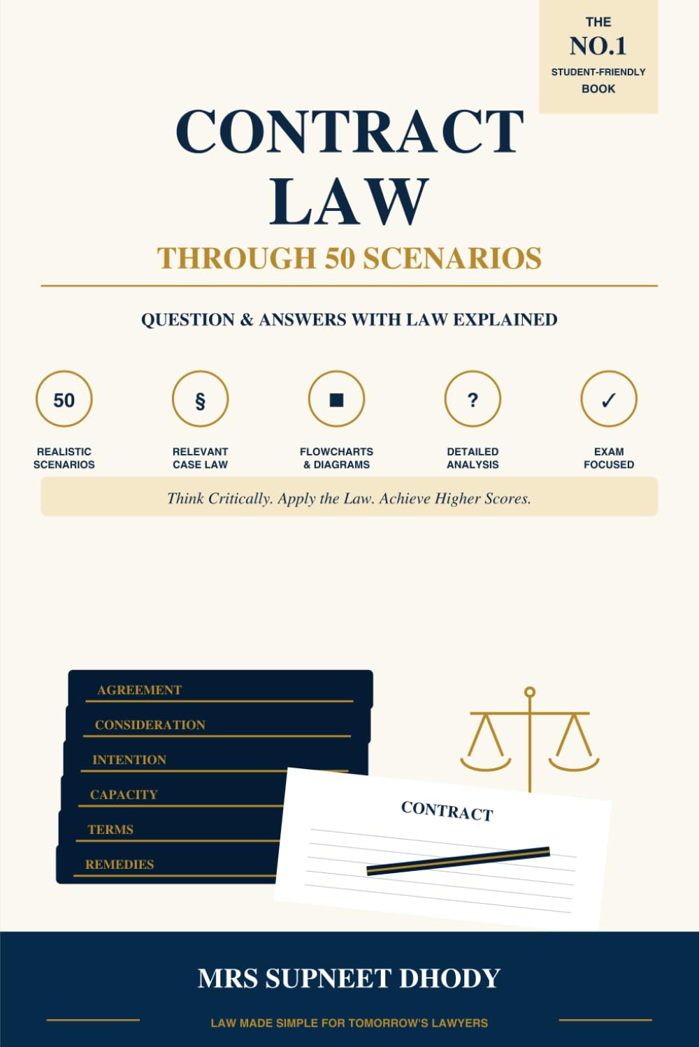 ler totalmente Contract Law through 50 scenarios: For GDL Law students: questions and model STAR answers with explanation