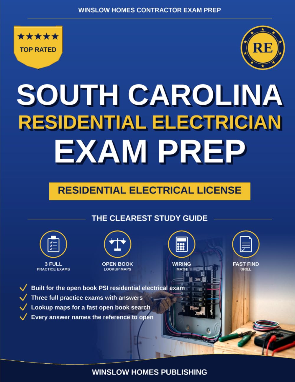 South Carolina Residential Electrician Exam Prep: The Open Book Study Guide to Pass Your Residential Electrician Exam, With 300+ Practice Questions, 3... Tab Set (Winslow Homes Contractor Exam Prep) baixar o livro de graça