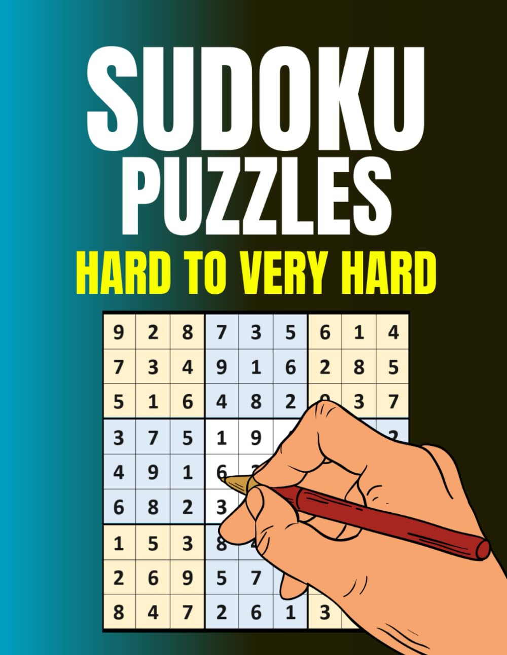 ler totalmente SUDOKU PUZZLES FOR ADULTS: Sudoku Book for Adults, Teens & Seniors with Solutions | Hard to Very Hard Sudoku Puzzles.