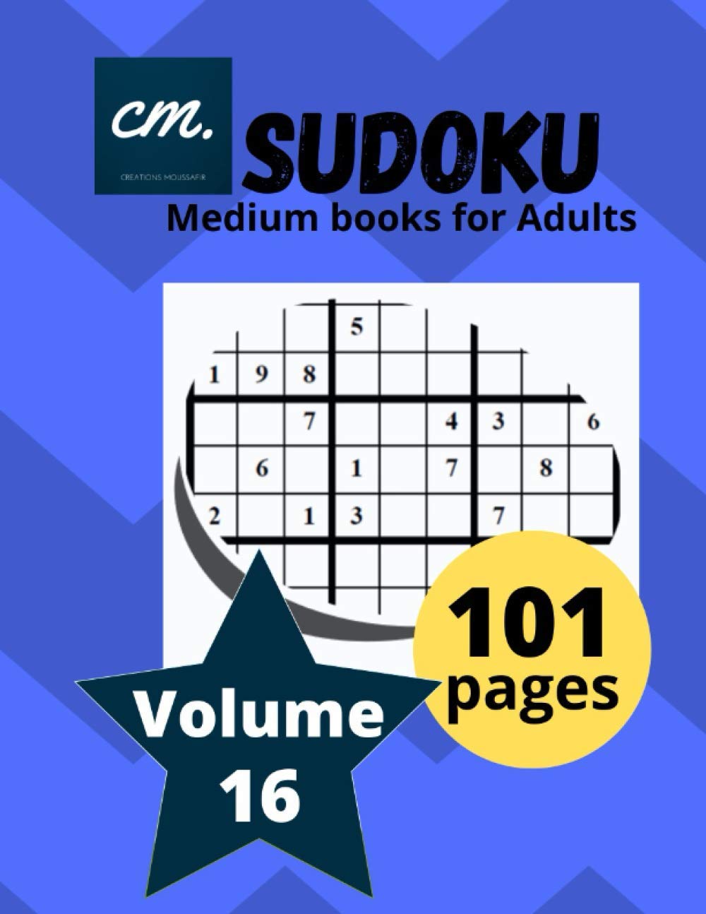 Sudoku Medium Books for Adults: Large Print puzzle magazine for seniors Volume 16 baixar o livro de graça