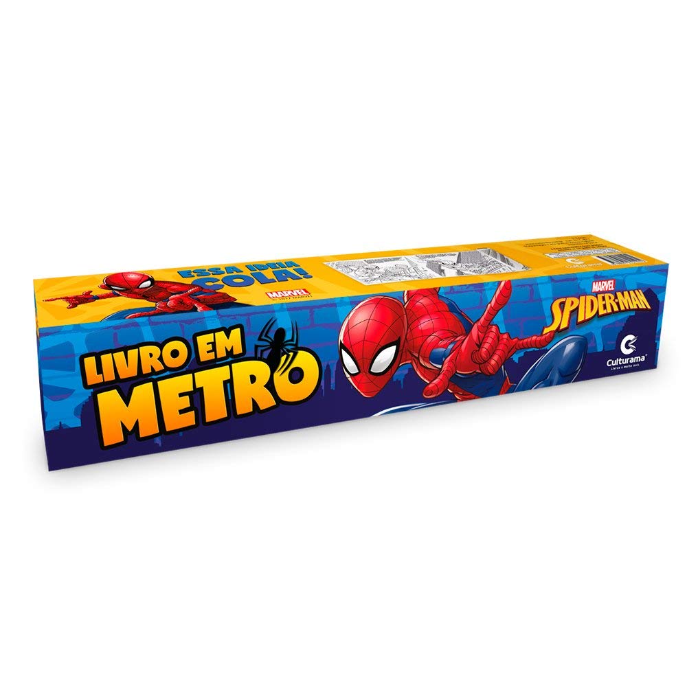 Livro em Metro Homem-Aranha