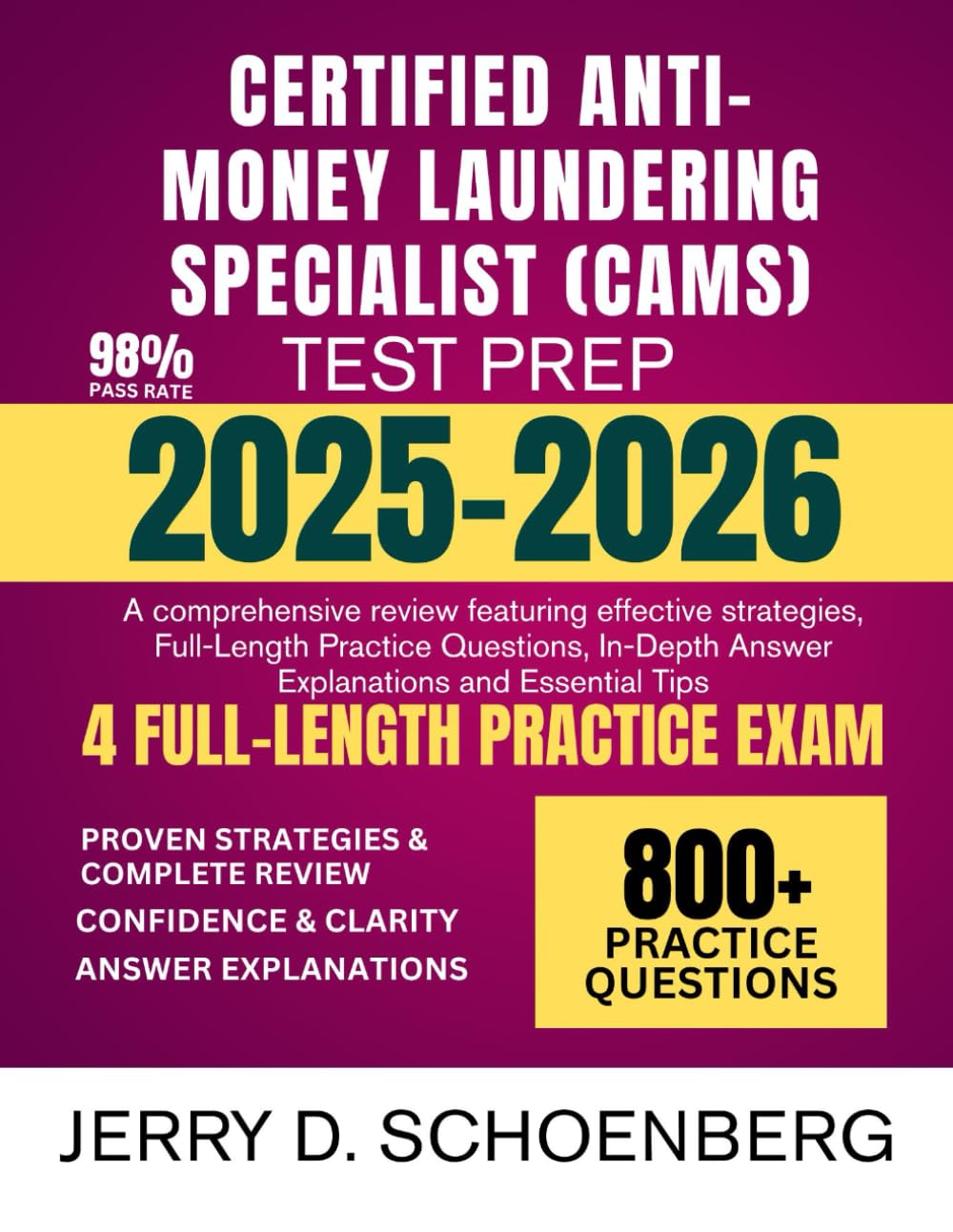 Certified Anti-Money Laundering Specialist (CAMS) Test Prep 2025-2026: A comprehensive review featuring effective strategies, Full-Length Practice... Answer Explanations and Essential Tips baixar livro de graça