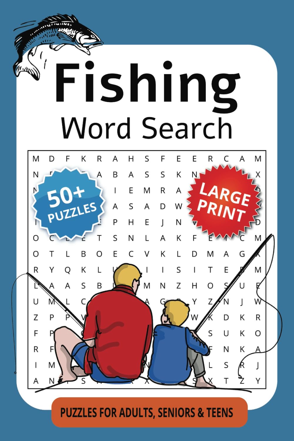 Fishing Word Search Book: A Fishing Themed Word Find Puzzle for Adults, Seniors and Teens baixar livro de graça