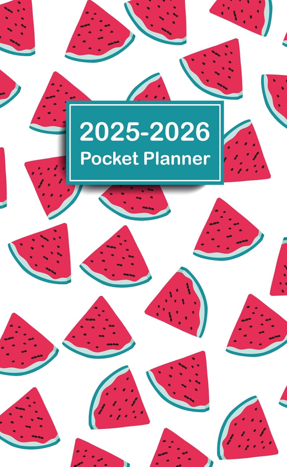 2025-2026 Pocket Planner: A6 Two Year monthly Organizer From January 2025 to December 2026 For Purse, Watermelon Cover baixar o livro de graça