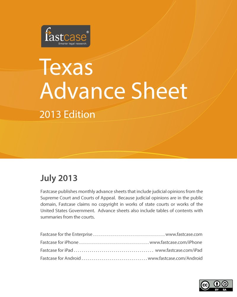 Texas Advance Sheet July 2013 (English Edition) baixar livro de graça