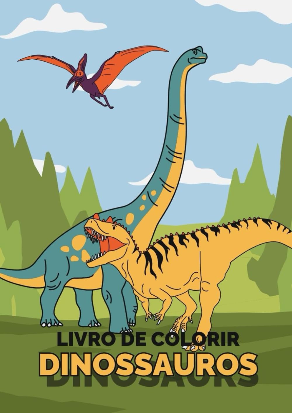 Livro de Colorir Dinossauros (Portuguese Edition) baixar livro de graça