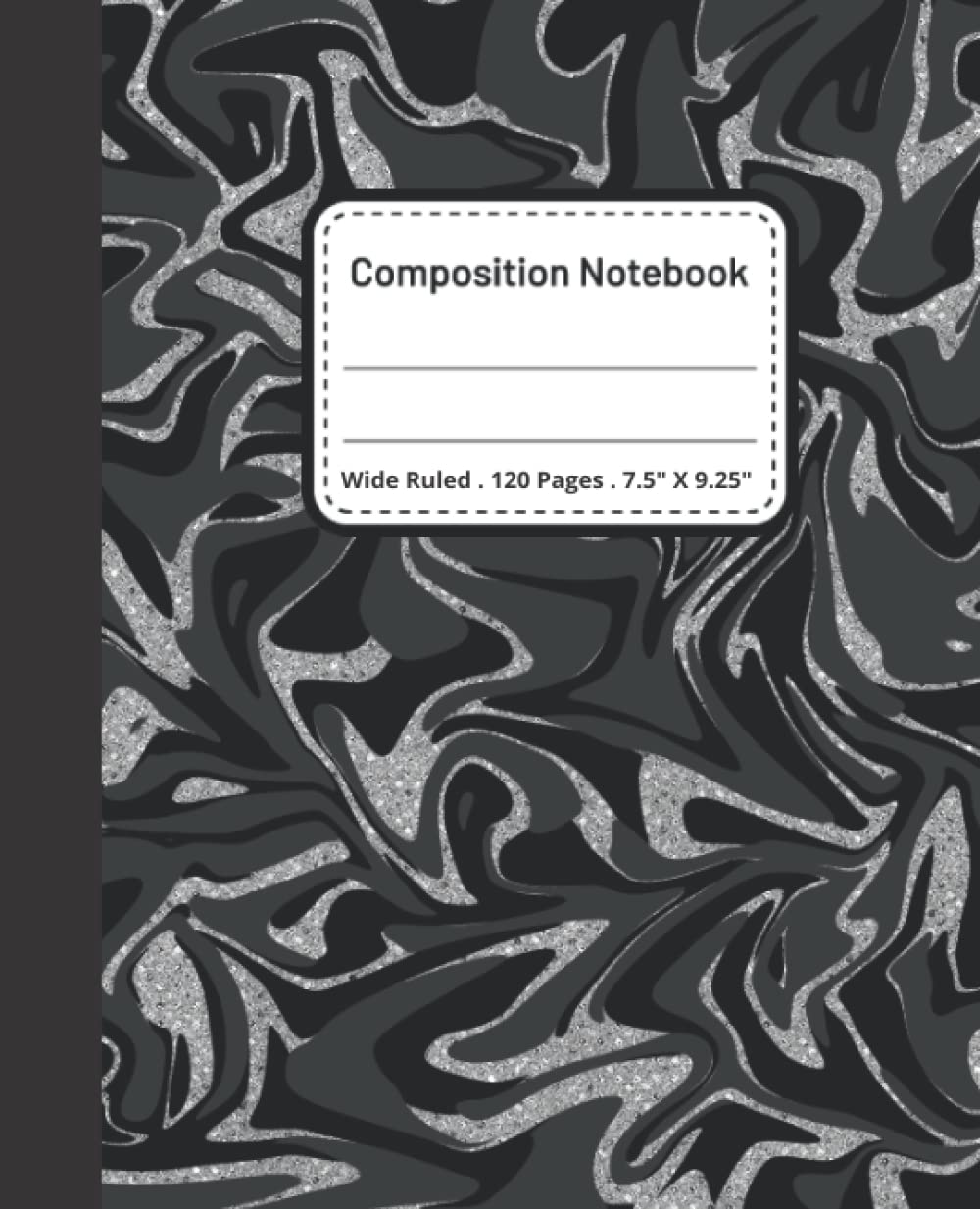 capítulo por capítulo baixar Wide Ruled Composition Notebook: Black Composition Notebook | Abstract Marble | Ruled Notebook For College, Back To School, Office, Work