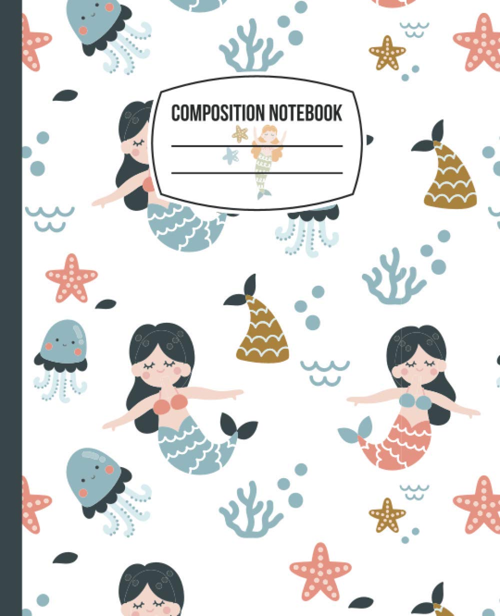 capítulo por capítulo baixar Composition Notebook: Pretty Mermaid Pattern Blank Lined Paper Gift For Kids Girls and Boys writing Important Notes