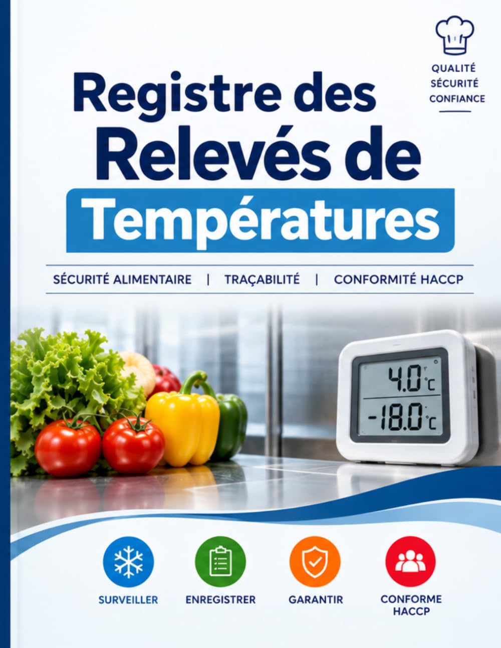 Registre des Relevés de Températures: Carnet d'enregistrement, de contrôle et de suivi quotidien pour la sécurité sanitaire et l'hygiène des aliments – HACCP (French Edition) baixar livro de graça