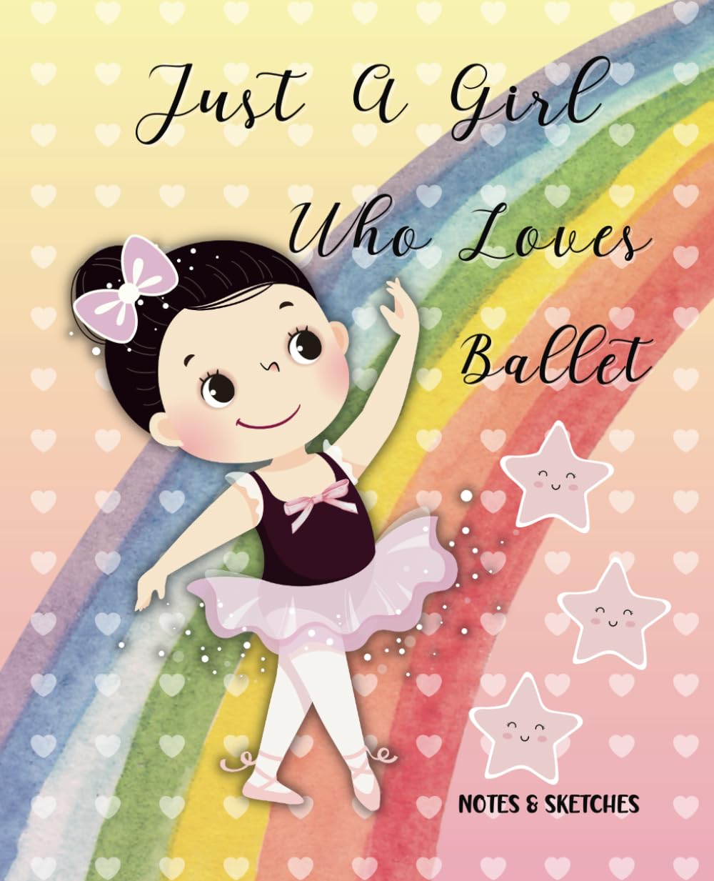 ler totalmente Just A Girl Who Loves Ballet: Notes & sketches, Lined and Blank paper notebook for writing, drawing, doodling and sketching