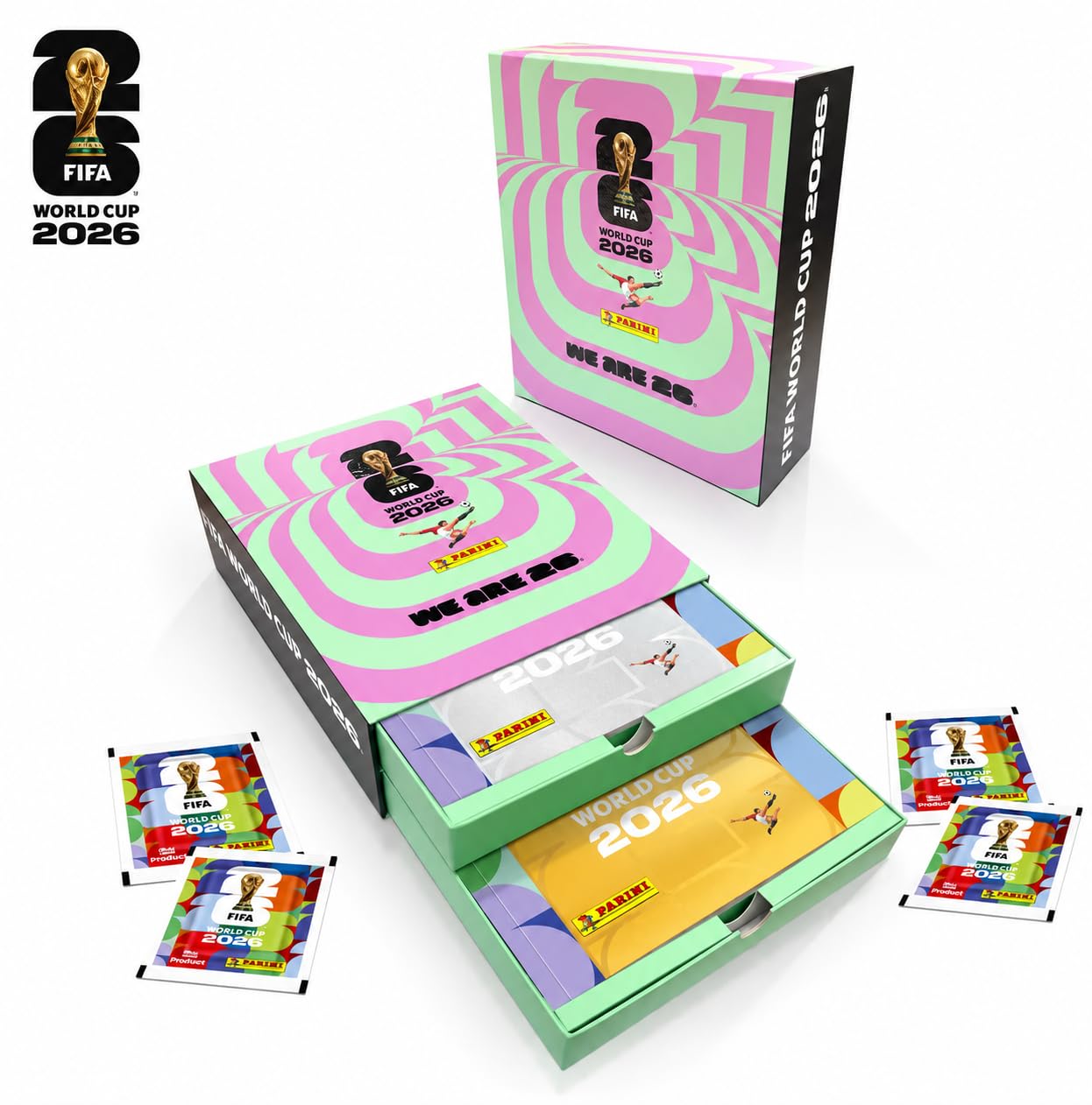 capítulo por capítulo baixar Box Álbum Copa Do Mundo 2026 - Capa Dura Ouro + Prata + 100 Envelopes (Modelo Gaveta)