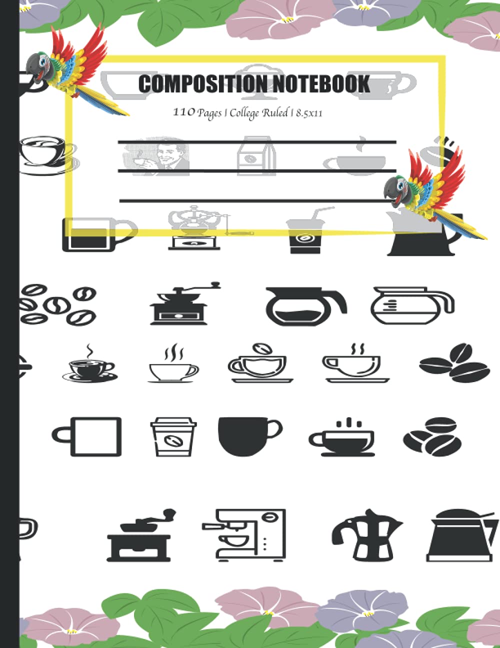 capítulo por capítulo baixar Lovely Design Composition Notebook: College Ruled Paper Notebook Journal: Workbook for Girls Kids Teens Student for back to School and Home College... Copy Book | Soft Cover | 8,5"x11" 110 pages