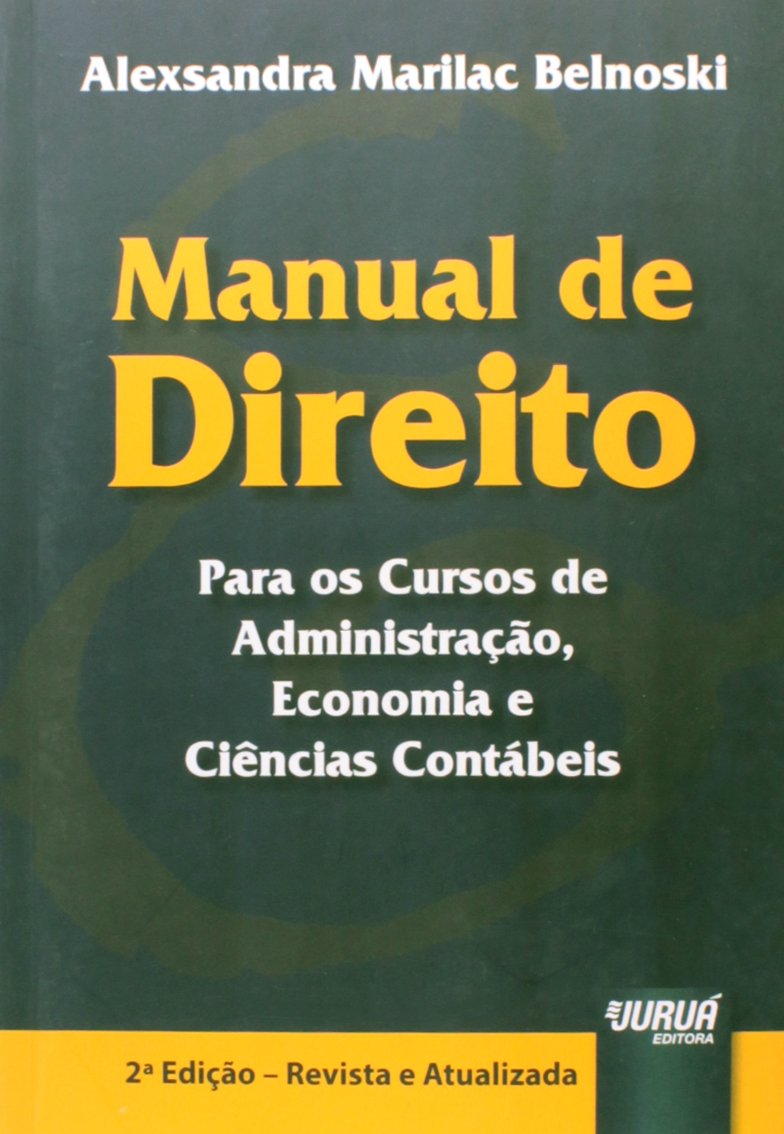 capítulo por capítulo baixar Manual de Direito para os Cursos de Administração, Economia e Ciências Contábeis
