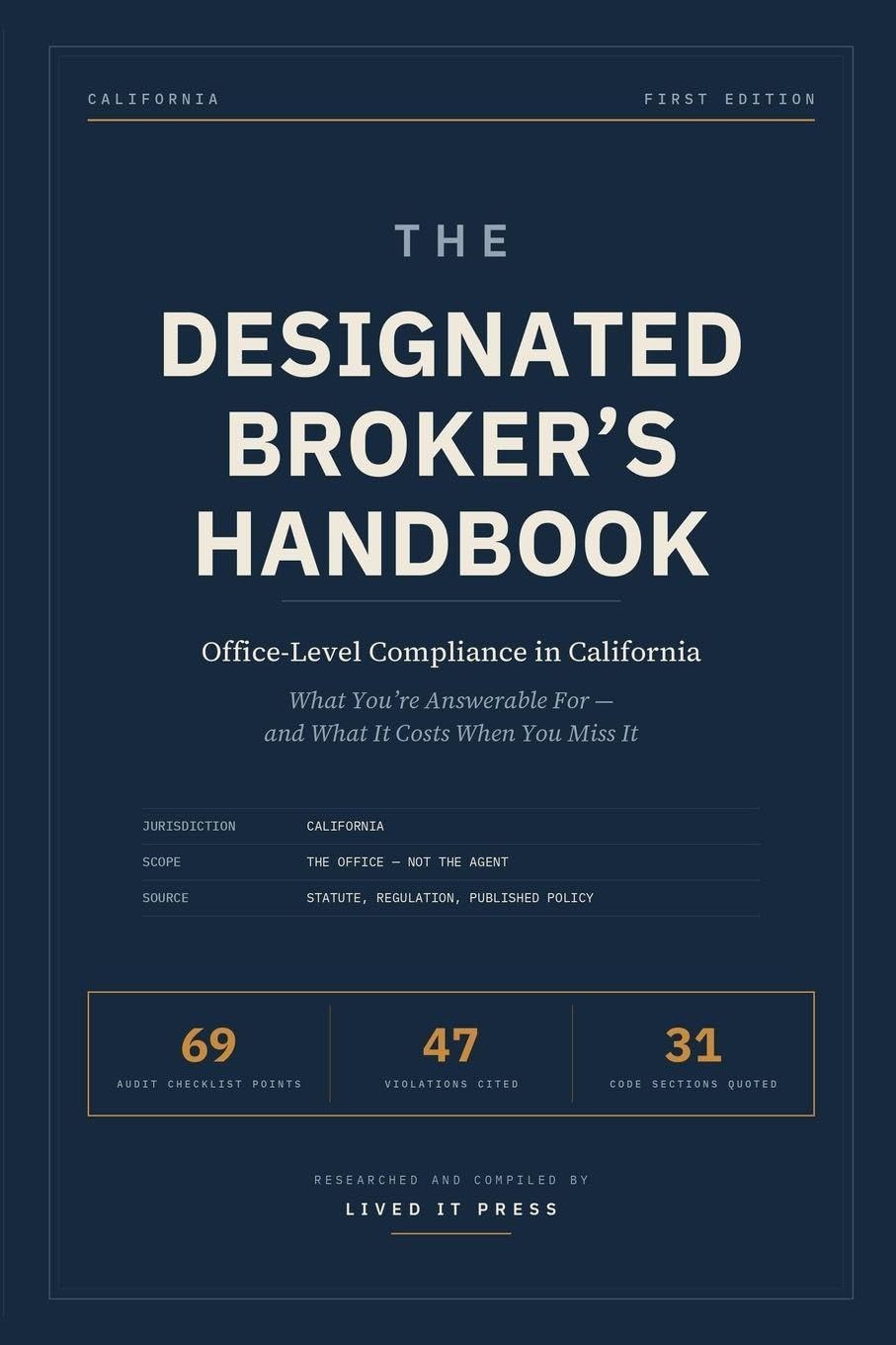 ler totalmente The Designated Broker's Handbook