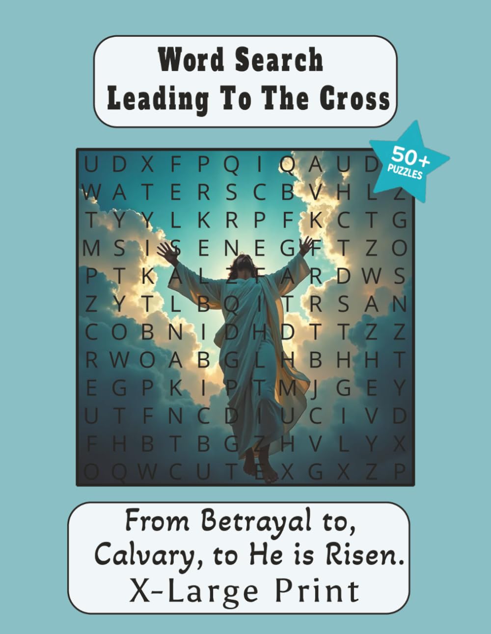 Word Search Leading to the Cross: Bible Word Search Puzzle Book | Extra Large Christian Puzzles | Christian Activity Book on the Crucifixion and... and the Road to Emmaus. Matte Finished baixar livro de graça