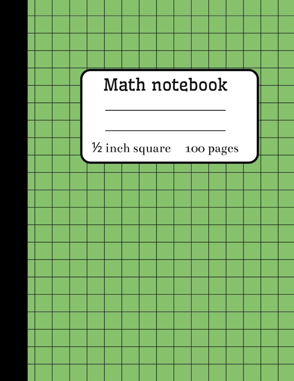 Math Notebook 1/2 Inch Squares: for Math and Science Students, Grid Paper Notebook for Kids, 100 pages, 8.5 x 11 In baixar o livro de graça