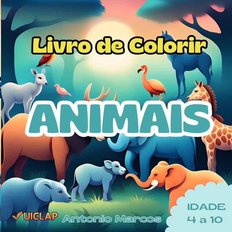 ler totalmente LIVRO DE COLORIR: ANIMAIS